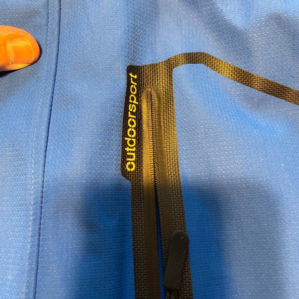 Men's Blue Ski Jacket - Performance Snow Shell - Picture 4 of 5